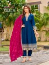 Ferrari By Aanchi Vichitra Silk Anarakali Set